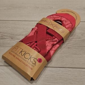 FitKicks Women's Red Slip-On Flats